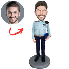Strong Policeman Personalized Bobbleheads