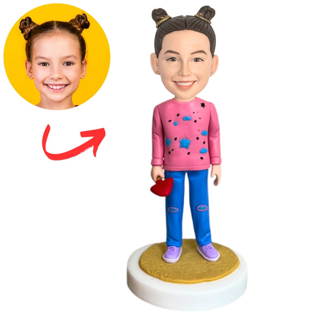 Beach Child with Shovel Custom Bobbleheads