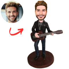 Cool Guitar Player Custom Bobbleheads