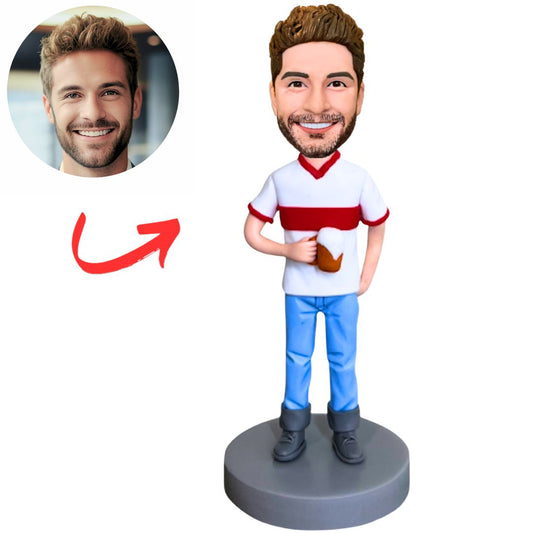 Man Holding Beer Custom Bobbleheads