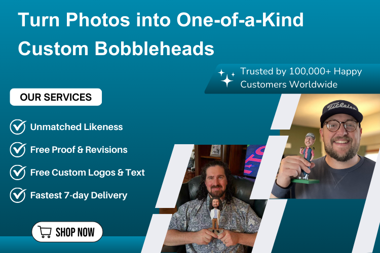 Turn Photos into One-of-a-Kind Custom Bobbleheads