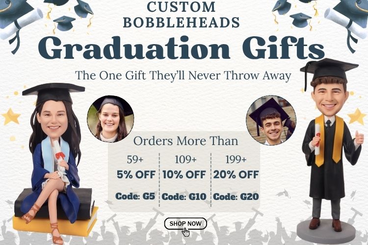 Custom Bobbleheads Graduation Gifts - Bobbleheads Gifts