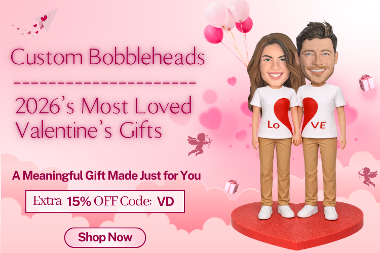 Custom Bobbleheads Valentine's Day Gifts